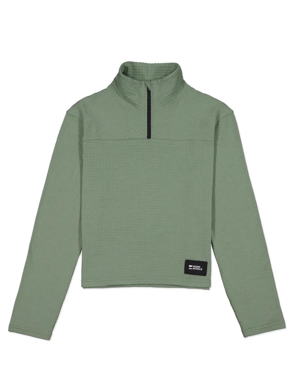 Mons Royale Womens Offgrid Merino Fleece Long Sleeve