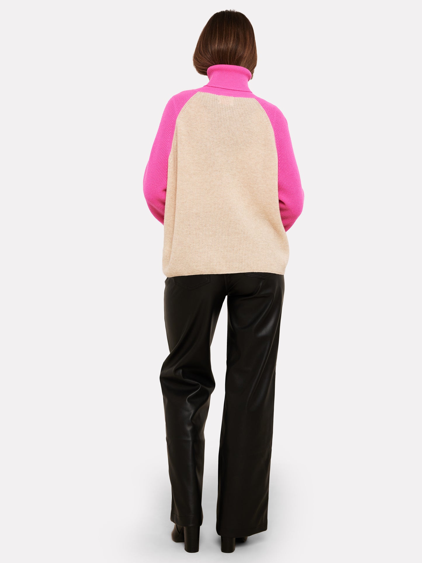Brodie Cashmere Susie Colourblock Top