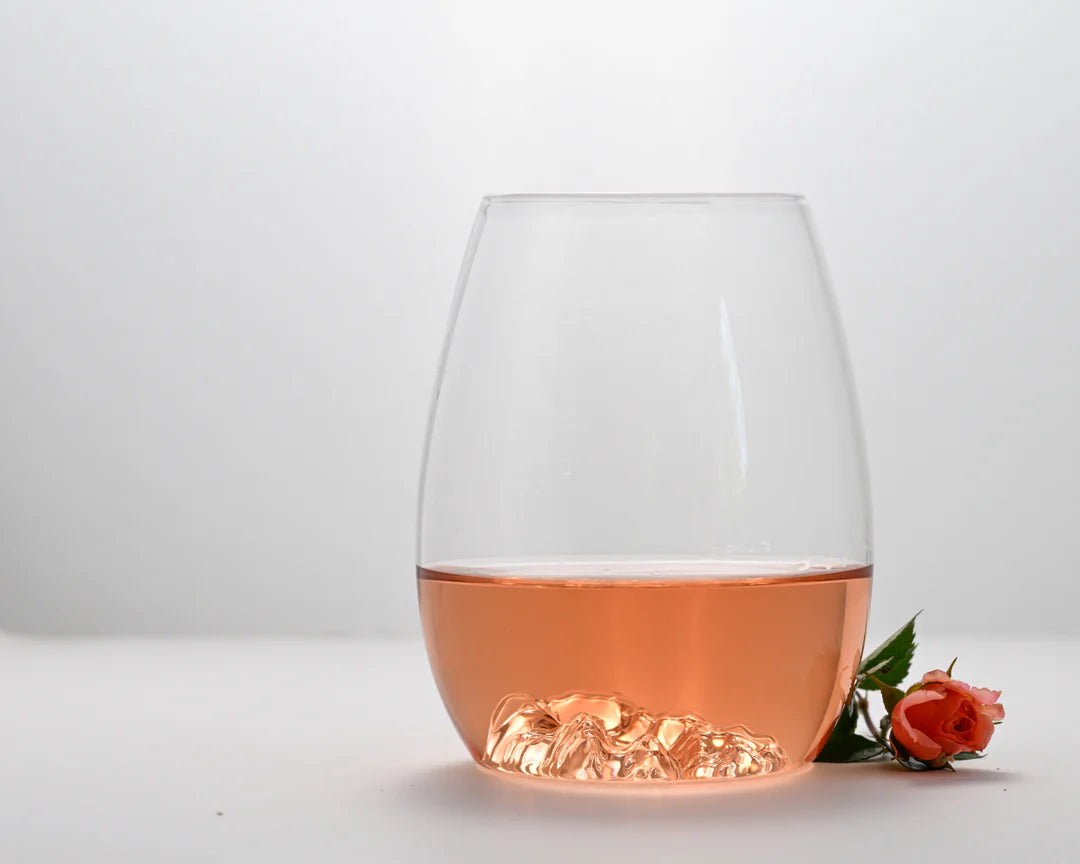 MTNPK Glassware - Wine Set - Lake Louise & Three Sisters