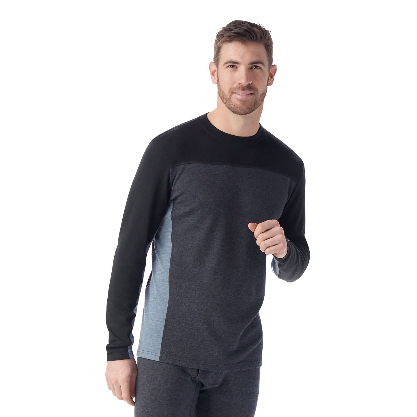 Smartwool Men's Classic Thermal Merino Base Layer Colorblock Crew