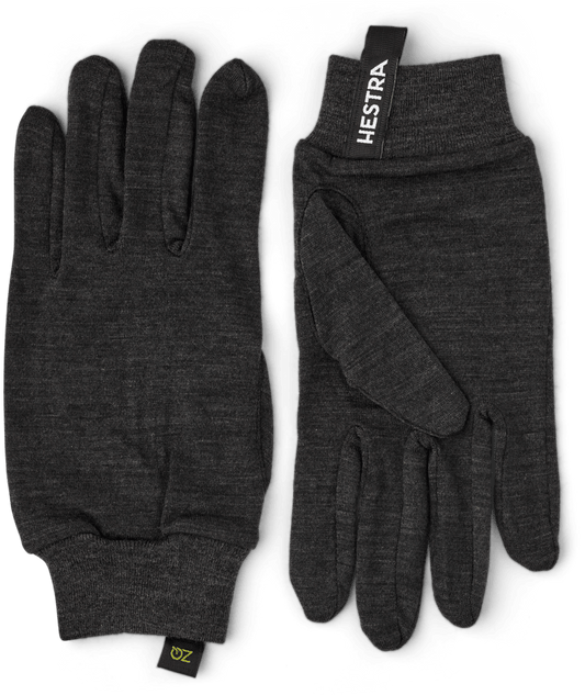 Hestra Merino Wool Liner Active Charcoal 2025
