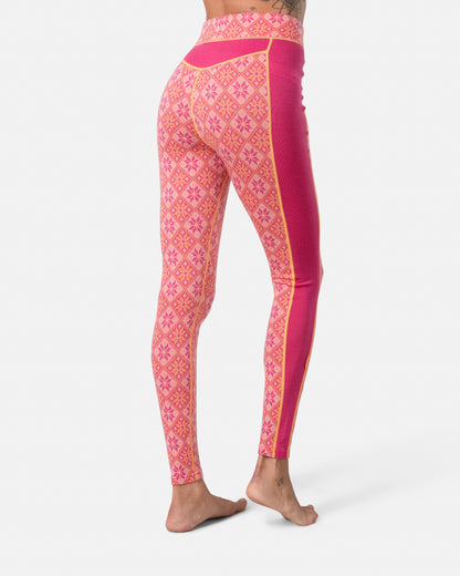 Kari Traa Rose High Waisted Baselayer Pants - 100% Merino Wool