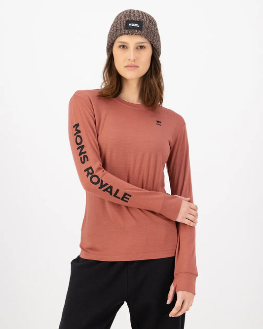 Mons Royale Womens Yotei Merino Classic Long Sleeve