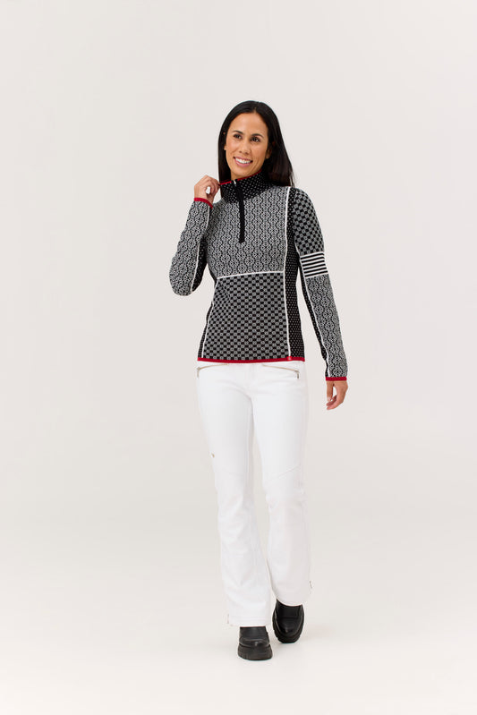 Krimson Klover Pow Zip Neck