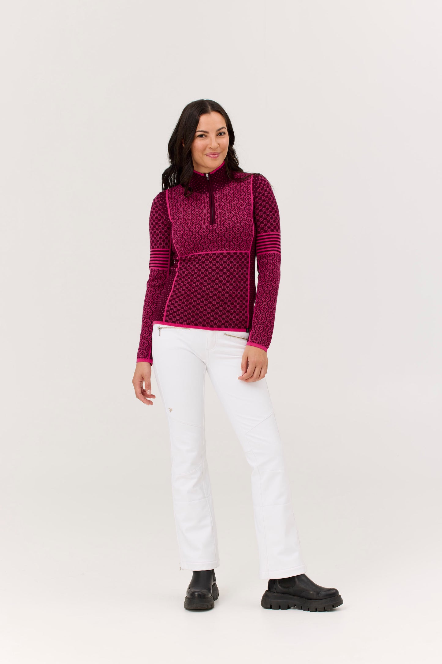 Krimson Klover Pow Zip Neck
