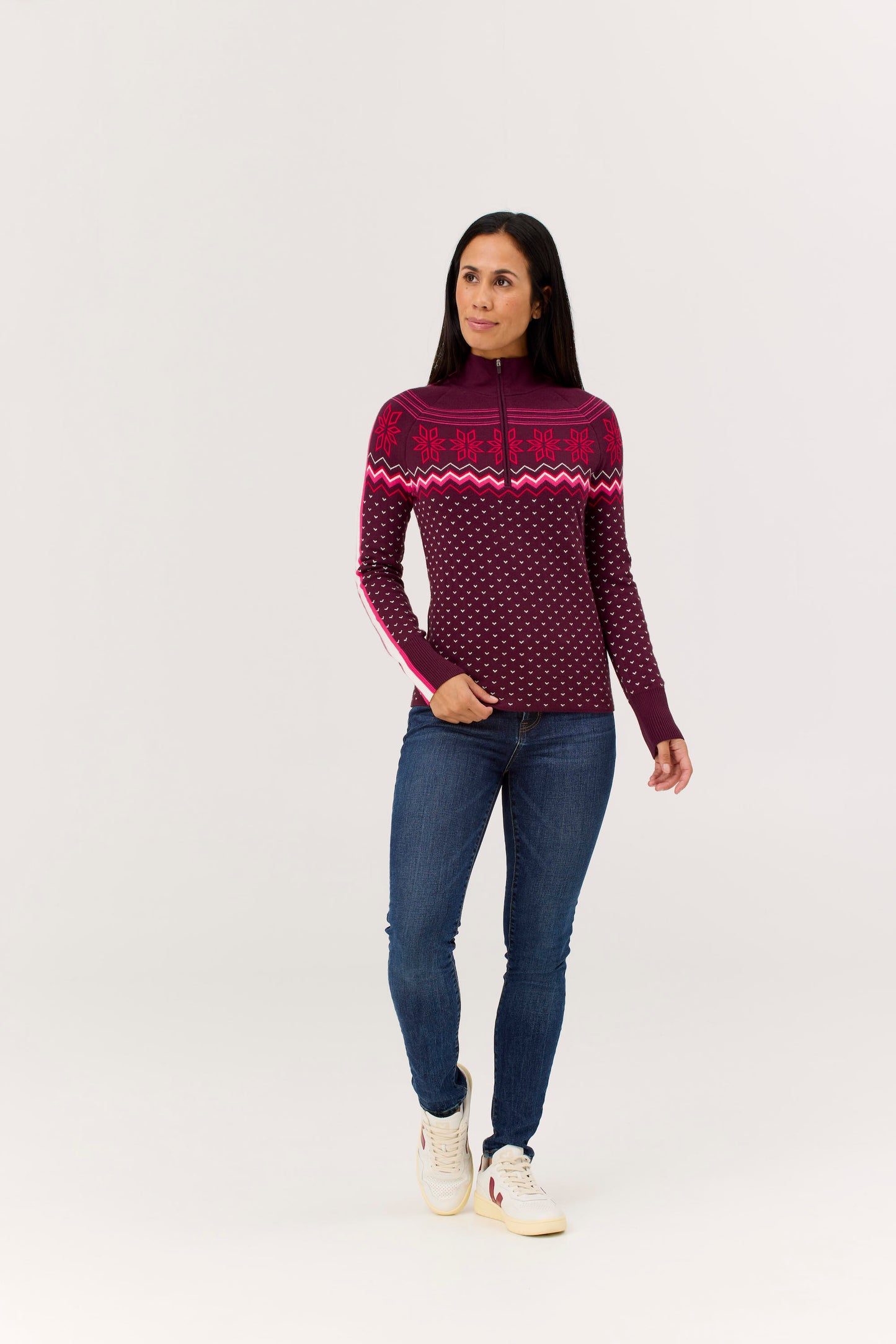 Krimson Klover Snowhut Zip Neck