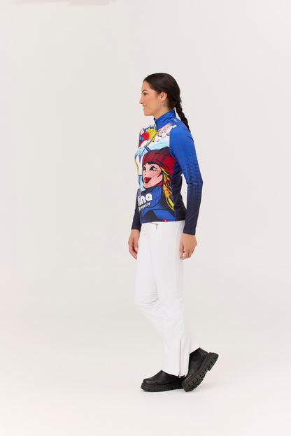 Krimson Klover Pop Art Top