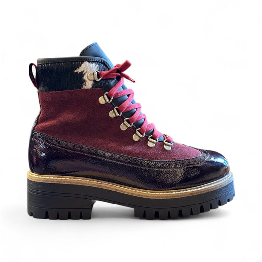 Ammann Lausanne 2-Naplack & Red Suede Lining Lambsfur