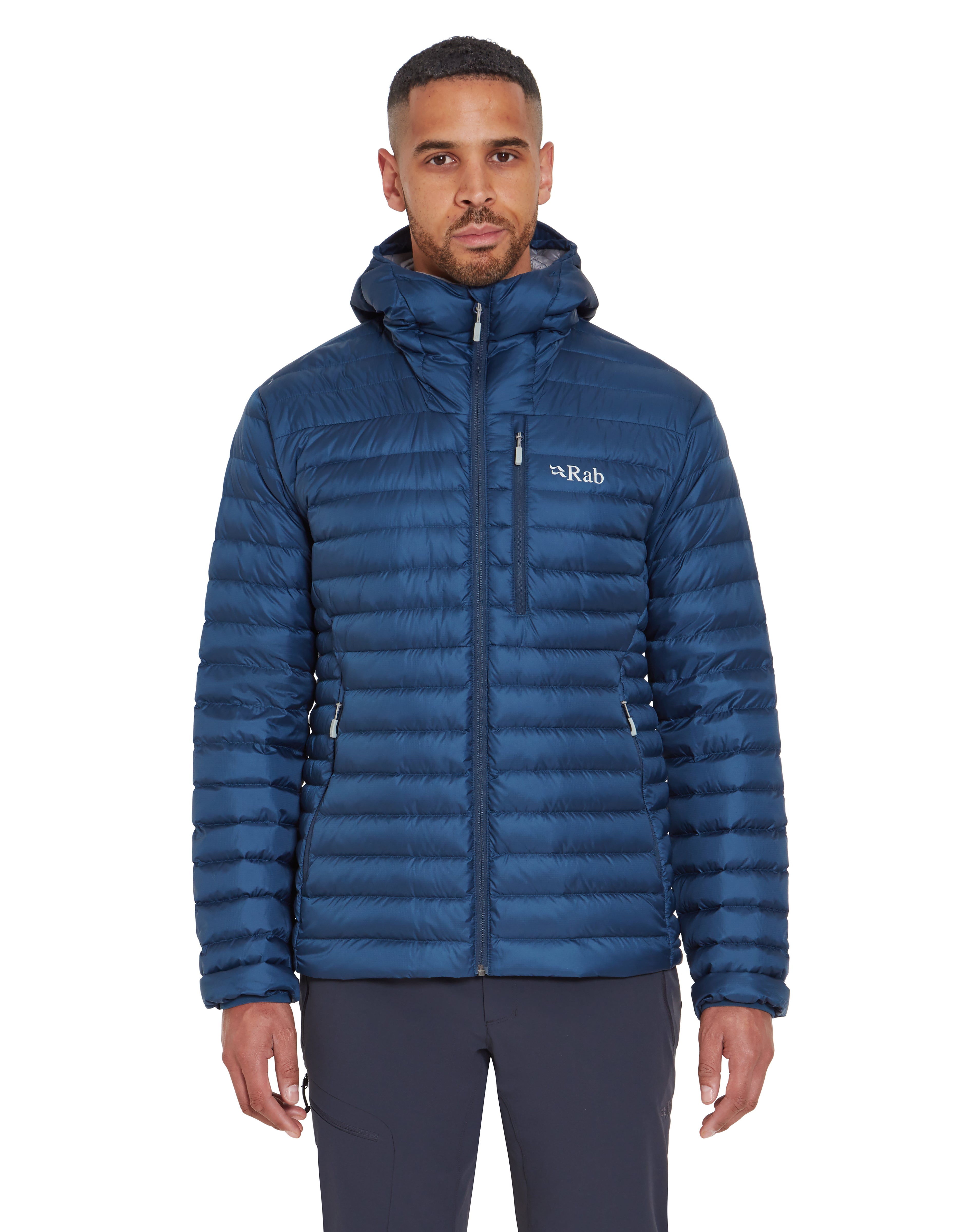 Rab blue coat top