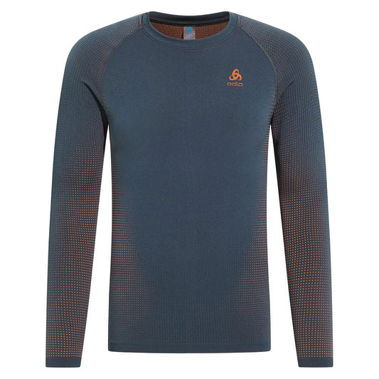 Odlo Men's PERFORMANCE WARM ECO Long-Sleeve Base Layer Top