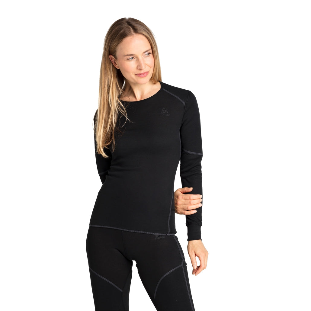 Odlo Women's ACTIVE X-WARM ECO Base Layer Crew Neck Long-sleeve