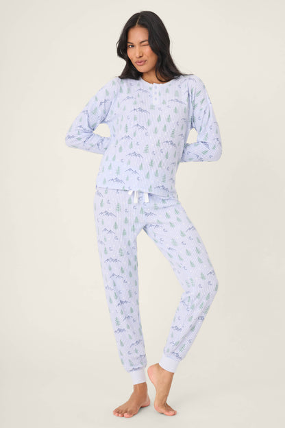 PJ Salvage Ski Jammie Classics Pj Set