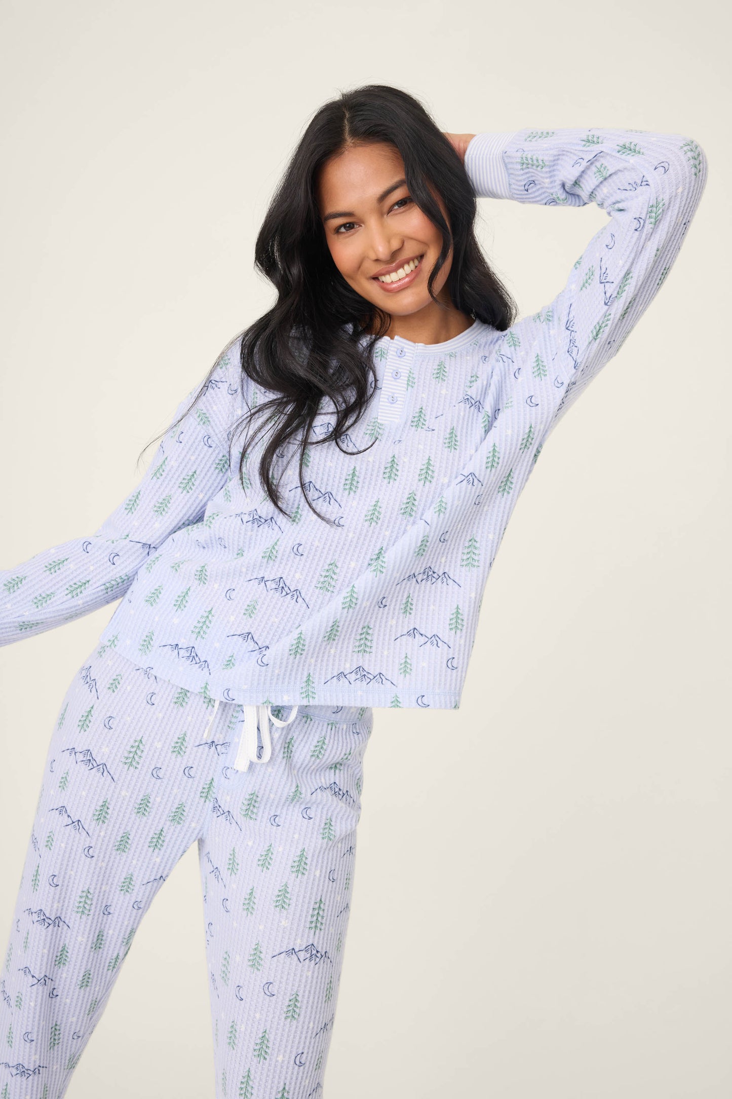 PJ Salvage Ski Jammie Classics Pj Set