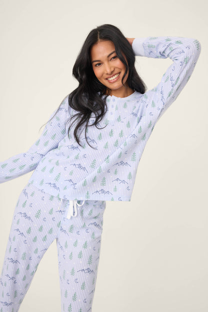 PJ Salvage Ski Jammie Classics Pj Set