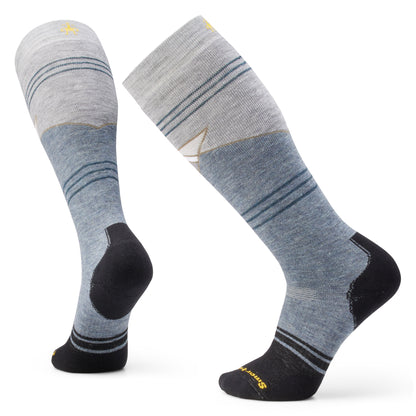 Smartwool Snowboard Full Cushion Mountain Geo Pattern OTC Socks