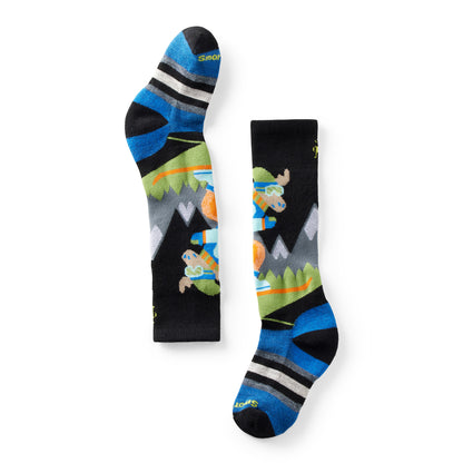 Smartwool Kids' Wintersport Full Cushion Mountain Moose Pattern OTC Socks