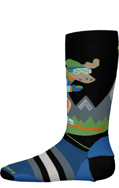 Smartwool Kids' Wintersport Full Cushion Mountain Moose OTC Socks 2025