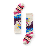 Smartwool Kids' Wintersport Full Cushion Mountain Moose Pattern OTC Socks