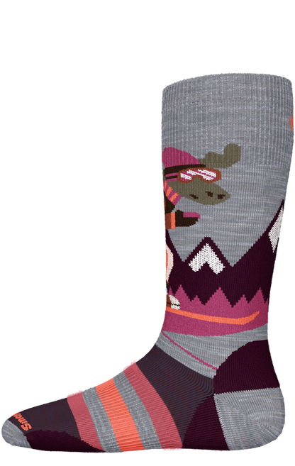 Smartwool Kids' Wintersport Full Cushion Mountain Moose OTC Socks 2025