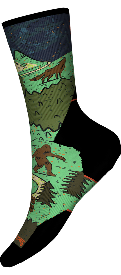 Smartwool Trail Run Targeted Cushion Neature Print Crew Socks 2025