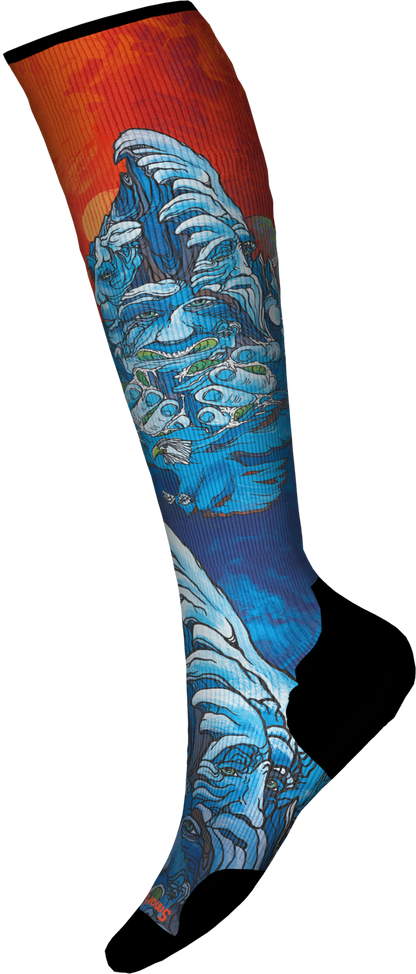 Smartwool Ski Targeted Cushion Winter Haze Print OTC Socks 2025