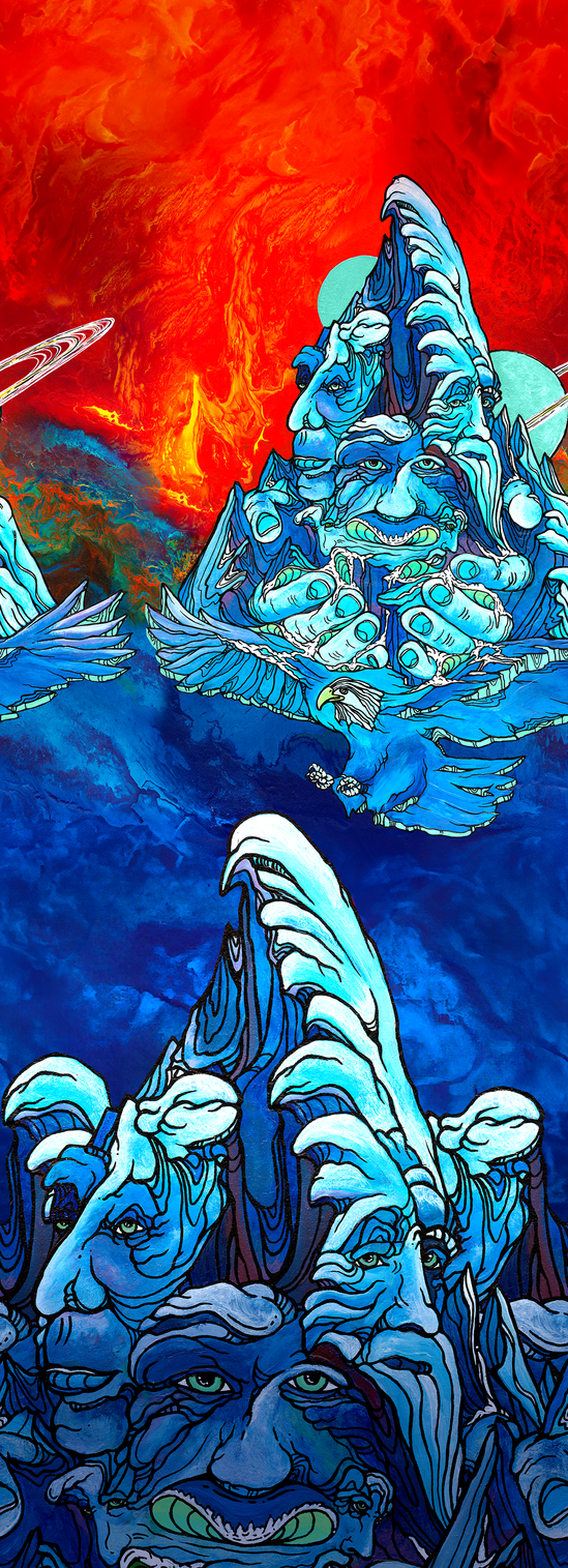 Smartwool Ski Targeted Cushion Winter Haze Print OTC Socks 2025