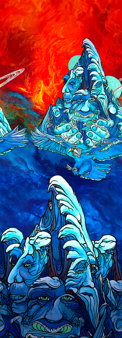 Smartwool Ski Targeted Cushion Winter Haze Print OTC Socks 2025