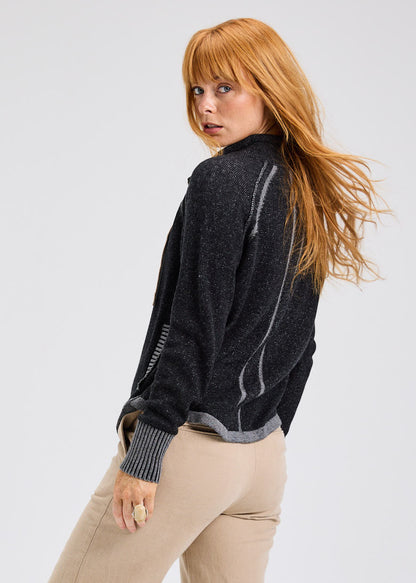 Zaket & Plover Two-Tone Zipup