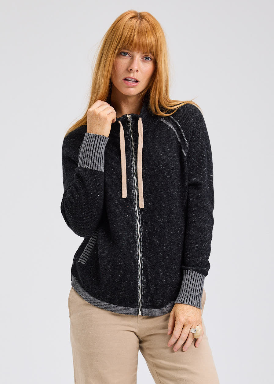 Zaket & Plover Two-Tone Zipup