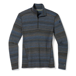 Smartwool Men's Classic Thermal Merino Base Layer Pattern 1/4 Zip Boxed