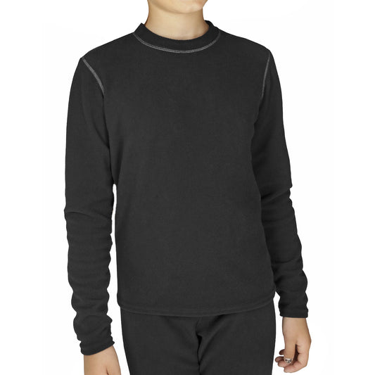 Hot Chilly's Youth Velvet Fleece Crew