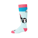 Hot Chilly's Youth Penguins Mid Vol Sock